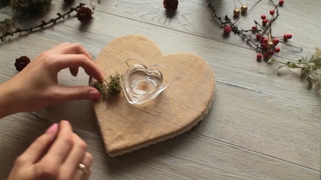 Подсвечник ко Дню святого Валентина. /DIY: Candles for Valentine's Day. смотреть онлайн