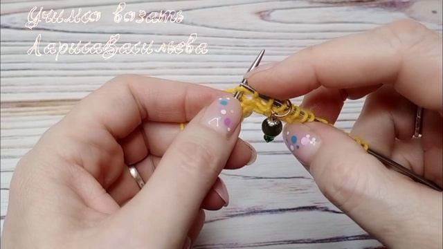 МК//Наклонная лицевая гладь//Очень просто