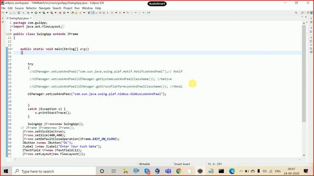 #95 Java GUI Programming | How to Create An U.I(User Interface)Using AWT & Swing In Java Tutorials