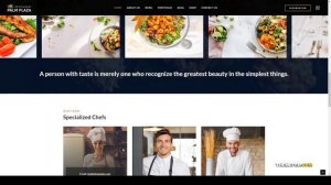 Palmplaza - Restaurant and Cafe WordPress Theme dining bakery Build Website