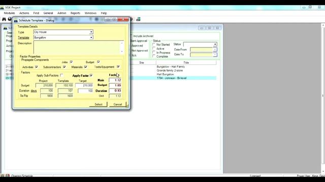 How to plan a project using templates? - VGK project management software tutorial смотреть онлайн