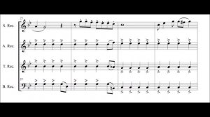 La cumparsita - Matos Rodriguez (arranged for recorder quartet)