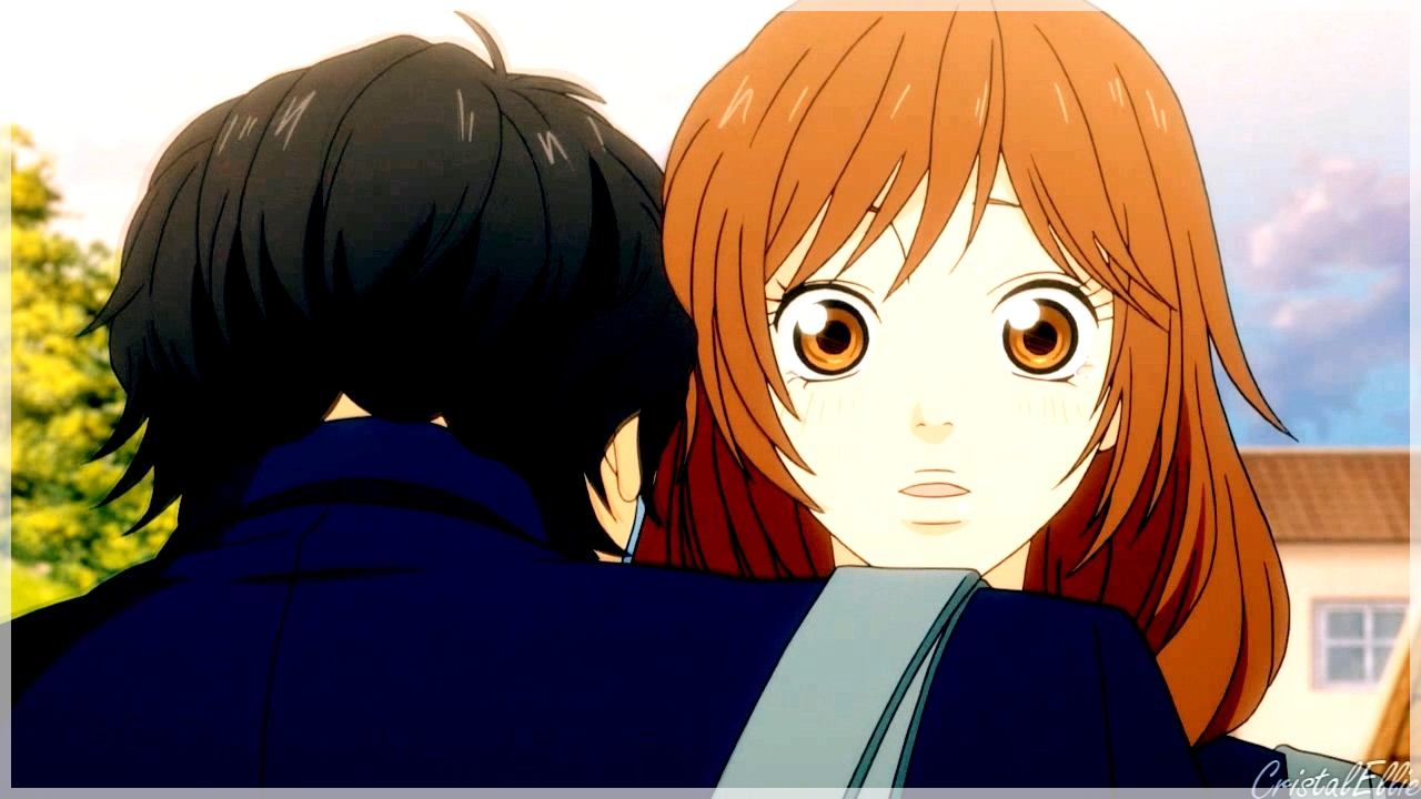 Ao Haru Ride || Futaba & Kou - Autumn leaves