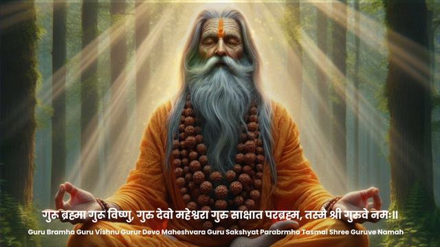 Guru Bramha Guru Vishnu | VERY POWERFUL GURU MANTRA | mantra for GROWTH & KNOWLEDGE
