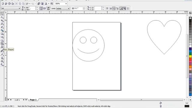 Hidden Shapes and Icons You Don't Believe They Exist | CorelDraw | x3