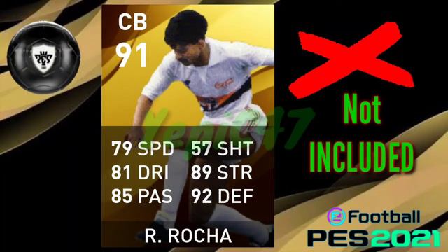 "NOT INCLUDED" !! LEGENDARY PLAYERS PES 2021 смотреть онлайн