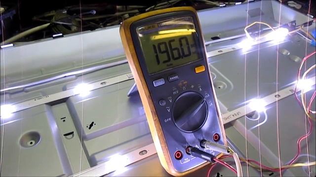 Светодиодный светильник из LED подсветки от телевизора.