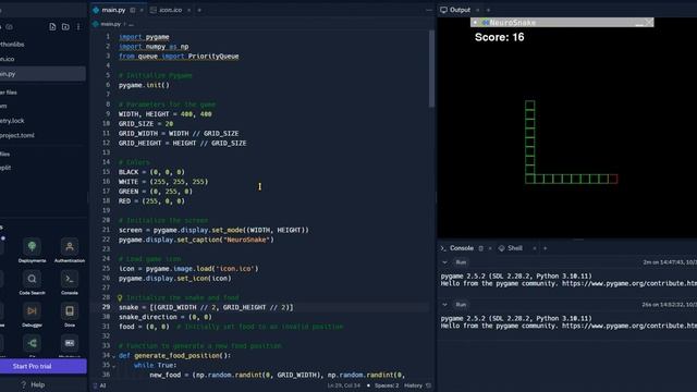 Нейросеть делает нейросеть-змейку — NeuroSnake | Возможно ли это? смотреть онлайн