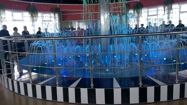 Фонтан в кафе "Семейный очаг" г.Рассказово Тамбовской области смотреть онлайн