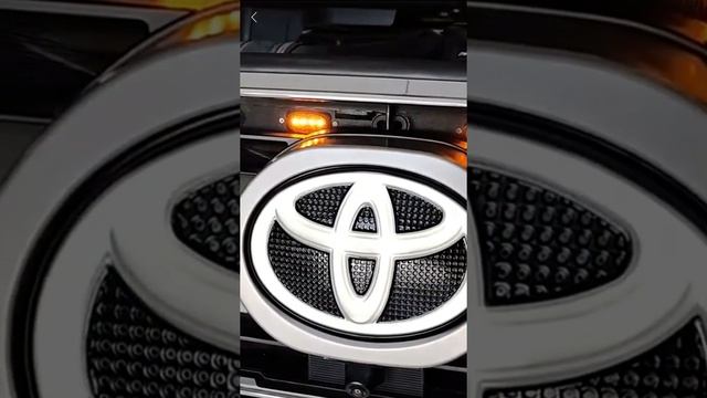 Оригинальная LED светодиодная эмблема Toyota Land Cruiser.