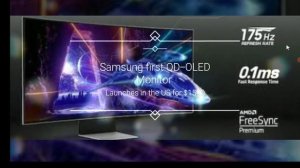 Samsung G8 G85SB QD-OLED Monitor Launches in the US for $1500 designed for gaming with 175Hz