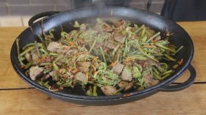 Папоротник Орляк с мясом