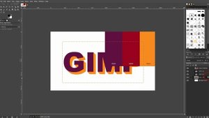 Easy 3D Text Effect in Gimp
