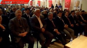 M.H.P Ankara Milletvekili Prof Dr Mustafa Erdem Bor Konferansı - Borahaber.net
