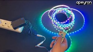 Адресная светодиодная лента Apeyron Electrics для создания необычных световых эффектов