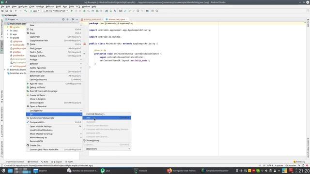 VJ1229: git in Android Studio смотреть онлайн