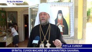 SFÂNTUL CUVIOS MACARIE DE LA MĂNĂSTIREA SAHARNA CINSTIT PRIN RUGACIUNI