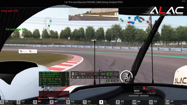 Project Endurance - S3 R2 - 6H of Suzuka - LMP2 Oreca 07 Gibson | ALAC.PL Racing Team #119 смотреть онлайн