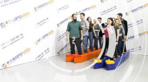 Командный аттракцион Лыжи  🎿 #аттракцион #лыжи #квадрошоу