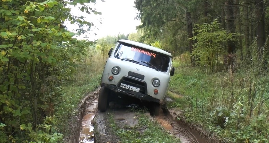 тест драйв уаз буханка по бездорожью видео