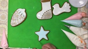 Роспись пряников / Как расписывать пряники айсингом или глазурью