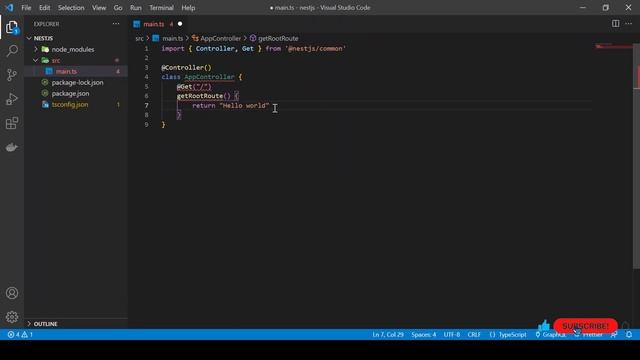 Nestjs tutorial #Nodejs #Typescript #ExpressJS