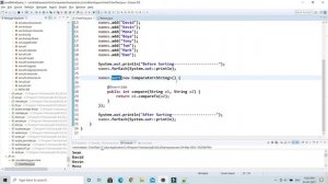 How to write the comparator as a lambda expression in Java? | Lambda: Comparator example| Hindi