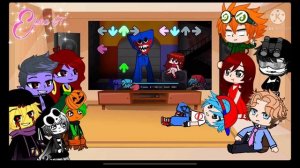 FNF React To Vs Huggy Wuggy (Demo)||FRIDAY NIGHT FUNKIN'||ElenaYT.