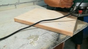 Торцевая разделочная доска из фанеры своими руками.