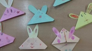 оригами зайки