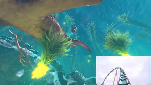 Kraken Unleashed VR POV Side-by-Side Comparison at SeaWorld Orlando смотреть онлайн