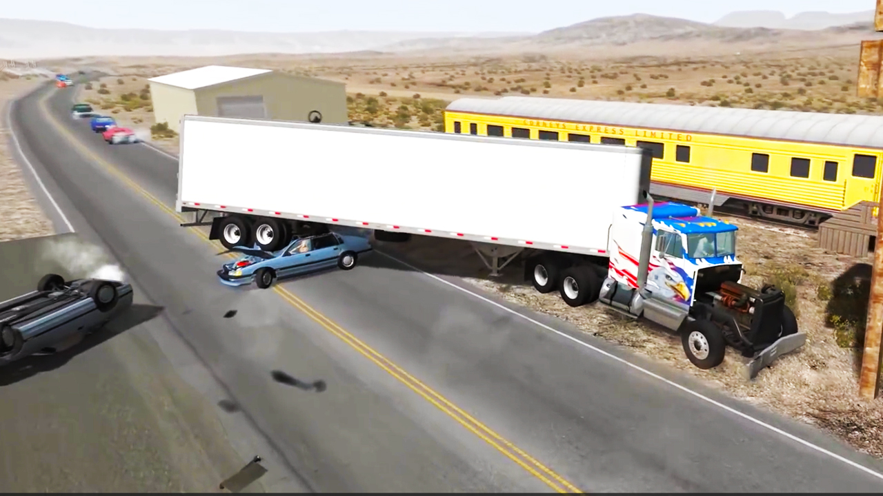 Beamng drive - дорожно-транспортные происшествия 10 | HITGAMEZ