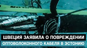 Швеция заявила о повреждении оптоволоконного кабеля в Эстонию