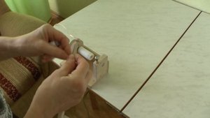 Намотка ниток на коклюшки 1