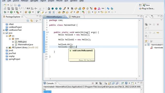 Coldfusion with java:creating java object tutorial2 by Animesh Dutta смотреть онлайн