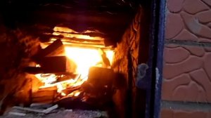 Печь для бани с применением чугунной ванны (150см на 70см)