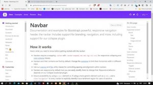 2.  How to create a navbar with bootstrap