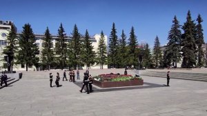 Челябинск смена караула у вечного огня. 08.05.2022г