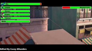 Rio (2011) Monkey Fight with healthbars