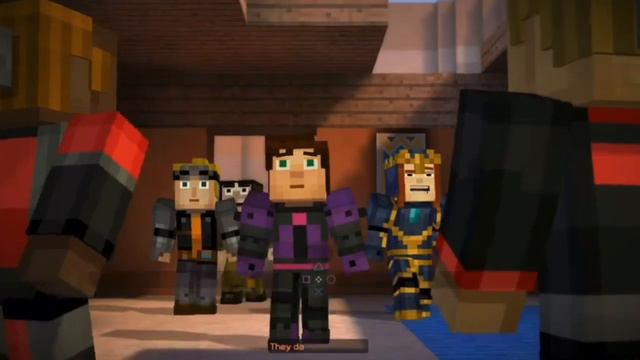 Minecraft: Story mode out of context смотреть онлайн