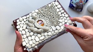 DIY 3D dragon eye made of modelling clay | Notepad Decor Idea | Sketchbook idea