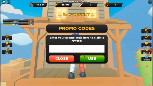 NEW UPDATE [Season 3] ALL CODES! Strongman Simulator ROBLOX | 11 March 2022 смотреть онлайн