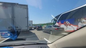 М4 Дон.Адская пробка в Горячем ключе.Краснодарский край.