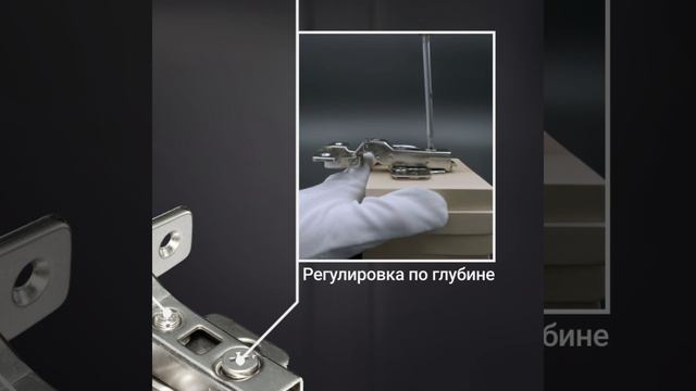 3D Петля, Unihopper, полунакладная, с доводчиком и декоративной заглушкой смотреть онлайн