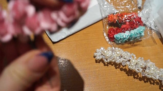 Алиэкспресс бижутерия красивая , украшения в волосы.Бумажные цветы смотреть онлайн