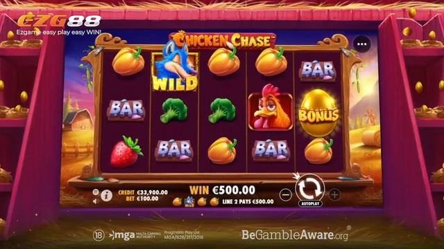 #EZG88 DELIVERS THE GOODS IN LATEST RELEASE CHICKEN CHASE™ #PragmaticPlay смотреть онлайн