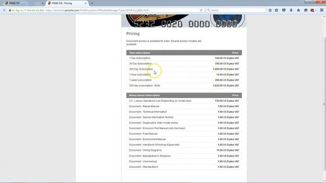 Porsche PIWIS TSI Pricing Overview *Porsche Shop Manuals!*