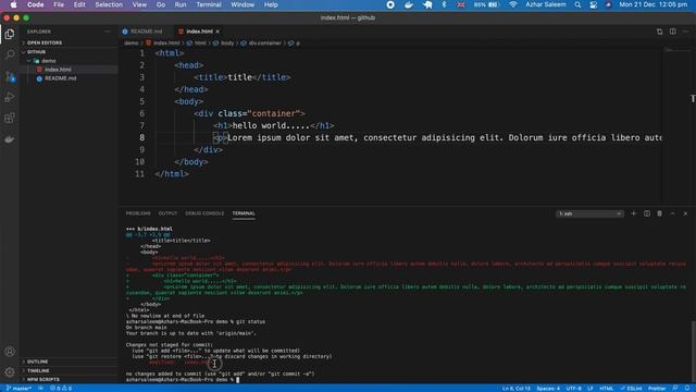 Git Diff Command part 5