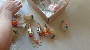 Новогодние игрушки Ёлочные украшения СССР Старые добрые игрушки ч. 2