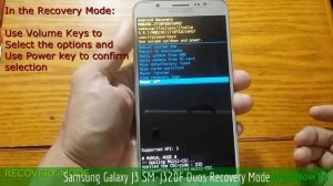 Samsung Galaxy J3 SM-J320F Duos Recovery Mode